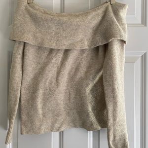 Off the shoulder sweater